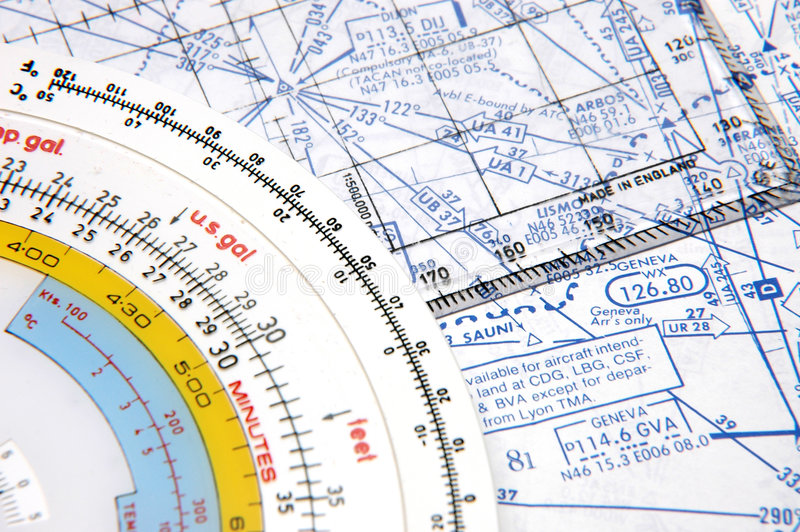 Read the real aeronautical chart